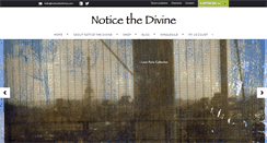 Desktop Screenshot of noticethedivine.com